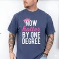 One Degree Hotter Class Of 2018 Graduation T-Shirt Men's Comfort Colors T-Shirt Blue Jean