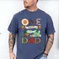 One Happy Dad Camper 1st Birthday Boy Camping Bear Men's Comfort Colors T-Shirt Blue Jean