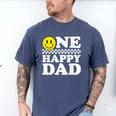 One Happy Dude Dad 1st Birthday Family Matching Men's Comfort Colors T-Shirt Blue Jean