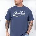 Papi Chulo Mexican Dad Father's Dad Chingon Fathers Day Men's Comfort Colors T-Shirt Blue Jean