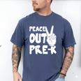 Peace Out Pre-K Great Class Of 2019 Graduation T-Shirt Men's Comfort Colors T-Shirt Blue Jean