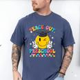 Peace Out Preschool Graduation Last Day Teachers Boys Girls Men's Comfort Colors T-Shirt Blue Jean