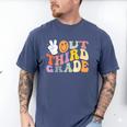 Peace Out Third 3rd Grade Graduation Graduate Class Of 2025 Men's Comfort Colors T-Shirt Blue Jean