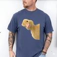 Peking Duck Peeking Chef Graduation Farm Duck Lover Men's Comfort Colors T-Shirt Blue Jean
