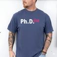 Ph Diva Women Dissertation Doctoral Degree Graduation PhD Men's Comfort Colors T-Shirt Blue Jean