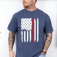 PhD Survivor Graduation American Flag Shirt Degree Tee Women Kids Men Men's Comfort Colors T-Shirt Blue Jean