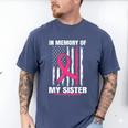 Pink In Memory Of Sister Breast Cancer Awareness Flag Shirts Men's Comfort Colors T-Shirt Blue Jean Pink In Memory Of Sister Breast Cancer Awareness Flag Shirts Men's Comfort Colors T-Shirt Blue Jean