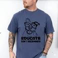 Pit Bull Lover T Shirt Pitbull Mom Rescue Dog Dad Puppy Men's Comfort Colors T-Shirt Blue Jean