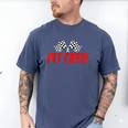 Pit Crew Family Racing Birthday Race Car For Dad Mom Kids Men's Comfort Colors T-Shirt Blue Jean