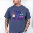 Plan For Today Coffee Yarn Books Sewing Knitter Knitting Men's Comfort Colors T-Shirt Blue Jean