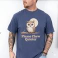 Please Chew Quieter Introvert Christmas Bird Lover Men's Comfort Colors T-Shirt Blue Jean Please Chew Quieter Introvert Christmas Bird Lover Men's Comfort Colors T-Shirt Blue Jean