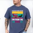 Please Be Patient With Me I'm From The 1900s Cool Dad Premium Men's Comfort Colors T-Shirt Blue Jean