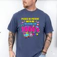 Please Be Patient With Me I'm From The 1900s Retro Vibes Men's Comfort Colors T-Shirt Blue Jean