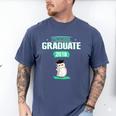 Pre K Graduation Shirt Cute Graduate 2018 Wise Owl Men's Comfort Colors T-Shirt Blue Jean