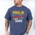 Pre-K Nailed It Class Of 2018 Graduation Men's Comfort Colors T-Shirt Blue Jean