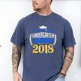 Pre School Graduation Shirts Graduate Grad 2018 Men's Comfort Colors T-Shirt Blue Jean