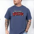 Preschool Rocks Back To School Graduation Teacher Student Men's Comfort Colors T-Shirt Blue Jean