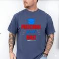 Preschooler Graduation Grad Cap Preschool Grads Rule Men's Comfort Colors T-Shirt Blue Jean