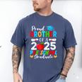 Proud Brother Of a 2025 Preschool Graduate Graduation Men's Comfort Colors T-Shirt Blue Jean