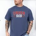 Proud Cheer Dad My Favorite Cheerleader Calls Me Daddy Men Men's Comfort Colors T-Shirt Blue Jean