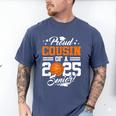 Proud Cousin Of A 2025 Senior Basketball Graduation Men's Comfort Colors T-Shirt Blue Jean