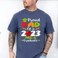 Proud Dad Of 2023 Pre K Graduate Graduation Men's Comfort Colors T-Shirt Blue Jean