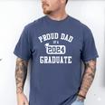 Proud Dad Of A 2024 Graduate Grad Class Of 2024 Graduation Men's Comfort Colors T-Shirt Blue Jean