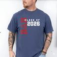 Proud Dad Of Class Of 2026 Graduate Men's Comfort Colors T-Shirt Blue Jean