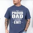 Proud Dad Of a Freaking Awesome EMT Emergency Medical Men's Comfort Colors T-Shirt Blue Jean Proud Dad Of a Freaking Awesome EMT Emergency Medical Men's Comfort Colors T-Shirt Blue Jean