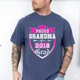 Proud Grandma Of a 2018 Grad Graduation Family Men's Comfort Colors T-Shirt Blue Jean