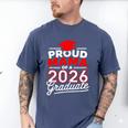 Proud Mama Of A 2026 Graduate Class Of 2026 Mom Graduation Men's Comfort Colors T-Shirt Blue Jean