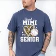 Proud Mimi Of A 2026 Senior Baseball Graduation Leopard Men's Comfort Colors T-Shirt Blue Jean