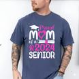 Proud Mom Of A 2024 Senior Graduation Men's Comfort Colors T-Shirt Blue Jean