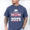Proud Mom Of a 2025 Graduate Senior Mom Family Graduation Men's Comfort Colors T-Shirt Blue Jean