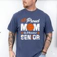 Proud Mom Of a Basketball Senior Class Of 2026 Graduation Men's Comfort Colors T-Shirt Blue Jean
