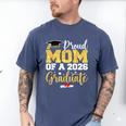 Proud Mom Of A Class Of 2026 Graduate Senior Gold Graduation Men's Comfort Colors T-Shirt Blue Jean