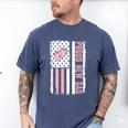 Proud New Dad New Girl Baby Fathers Day First Time Dad Men's Comfort Colors T-Shirt Blue Jean