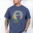 Proud Queen College Graduation Men's Comfort Colors T-Shirt Blue Jean