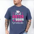 Proud Sister Of 5th Grade Graduate 2025 Family Graduation Men's Comfort Colors T-Shirt Blue Jean
