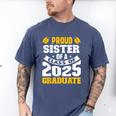 Proud Sister Of a Class Of 2025 Graduate Family Graduation Men's Comfort Colors T-Shirt Blue Jean
