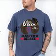 Queen Masters Degree Graduation Social Work MSW MPH Men's Comfort Colors T-Shirt Blue Jean