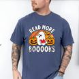 Read More Books Teacher Halloween Men Women Men's Comfort Colors T-Shirt Blue Jean