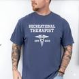 Recreational Therapy Recreational Therapist Graduation Men's Comfort Colors T-Shirt Blue Jean