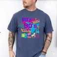 Retro 1980s 80's Baby 1990s 90's Made Me Nostalgia Birthday Premium Tri-Blend Men's Comfort Colors T-Shirt Blue Jean