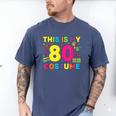 Retro 80's Costume 80s Nostalgia Party Men's Comfort Colors T-Shirt Blue Jean