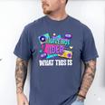 Retro 80s Style 90s Pop Fashion Nostalgia Eighties Music Men's Comfort Colors T-Shirt Blue Jean