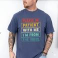 Retro Humor Please Be Patient With Me I'm From The 1900s Men's Comfort Colors T-Shirt Blue Jean