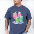 Retro Soft Drinks 80s 90s Nostalgia Cute Anime Aesthetic Tee Men's Comfort Colors T-Shirt Blue Jean
