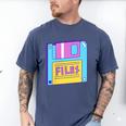 Retro TechnologyOld School Floppy Nostalgia 90s Generation Men's Comfort Colors T-Shirt Blue Jean