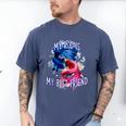 My Rod Is My Best Friend Introvert Fishing Antisocial Men's Comfort Colors T-Shirt Blue Jean